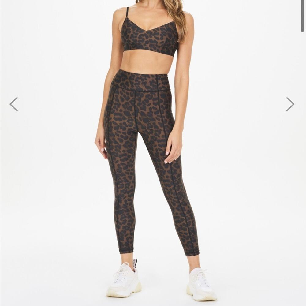 The Upside Signature Leopard Dance‎ Pant Leggings.